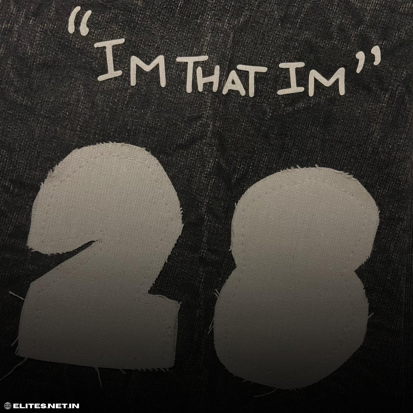 WASHED BLACK PATCHWORK TEE - [UNISEX]